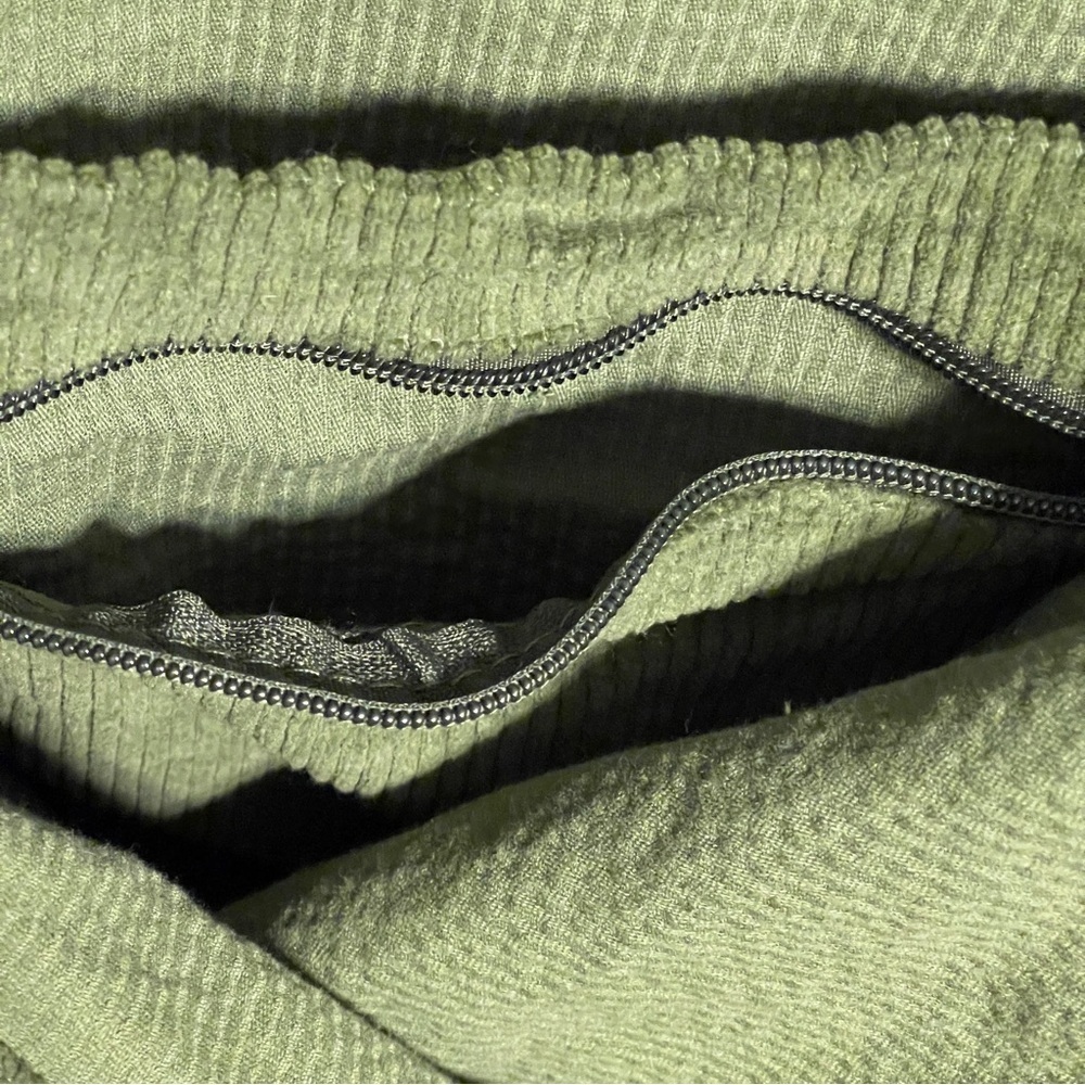 Unbranded Green Corduroy Tote Bag Purse 17x25 Shoulder Strap Boho Grunge Hippie - Picture 3 of 11